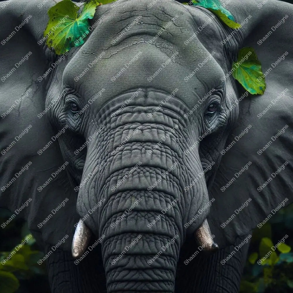 12 Elephant Up Close Vinyl Wraps