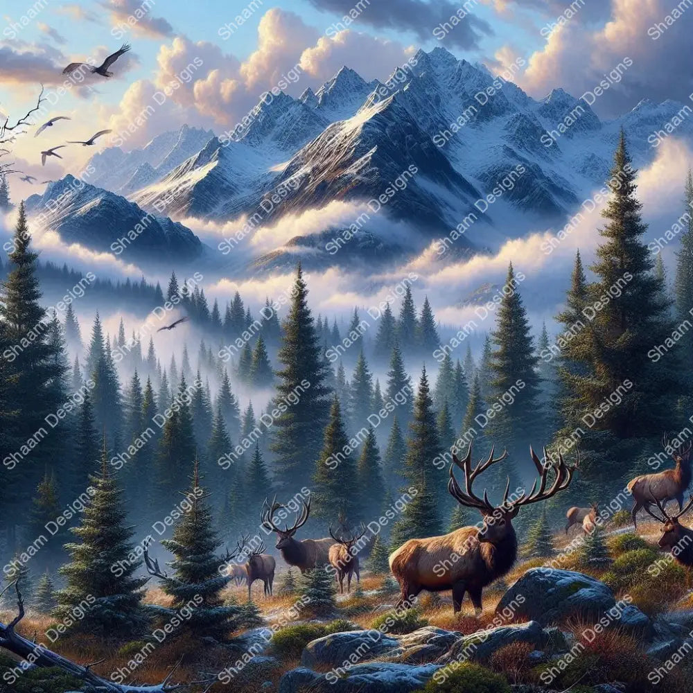16 Elk Climb Vinyl Wraps