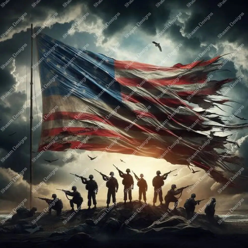 21 Rugged Flag Vinyl Wraps