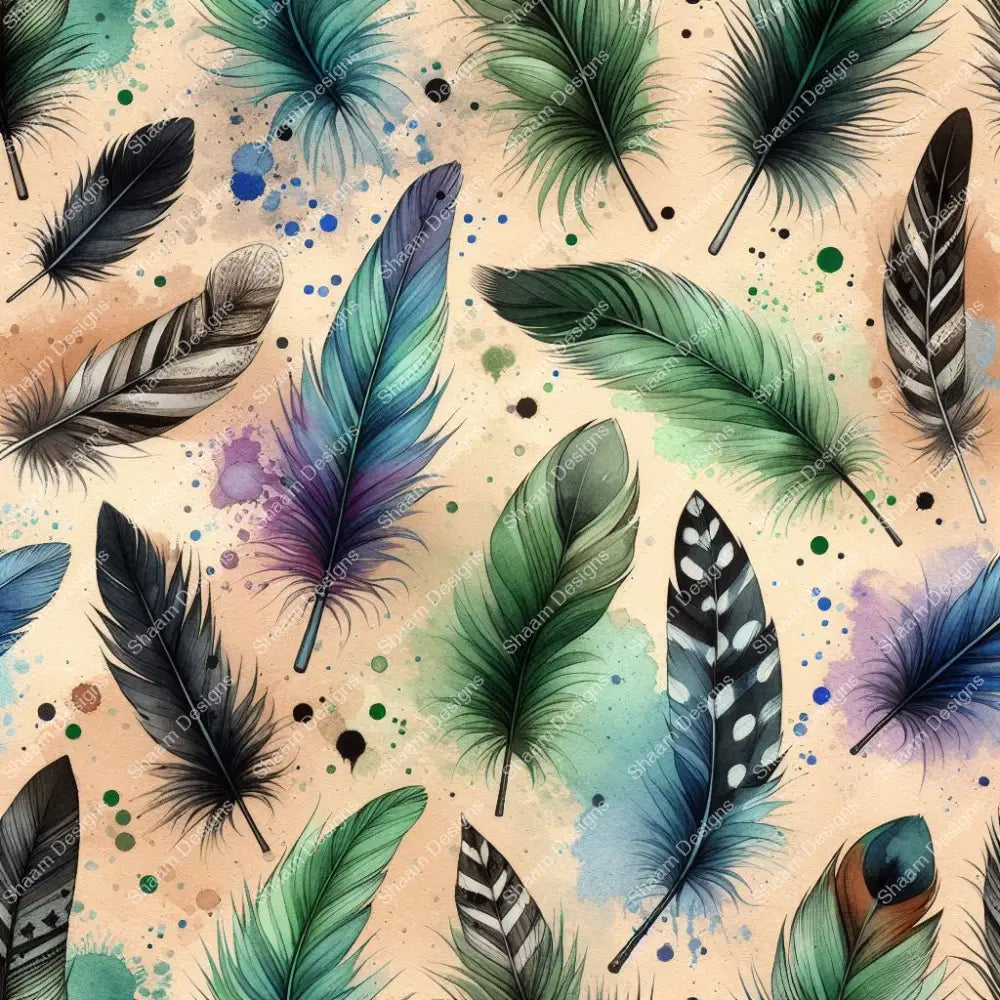23 Gentle Plume Vinyl Wraps