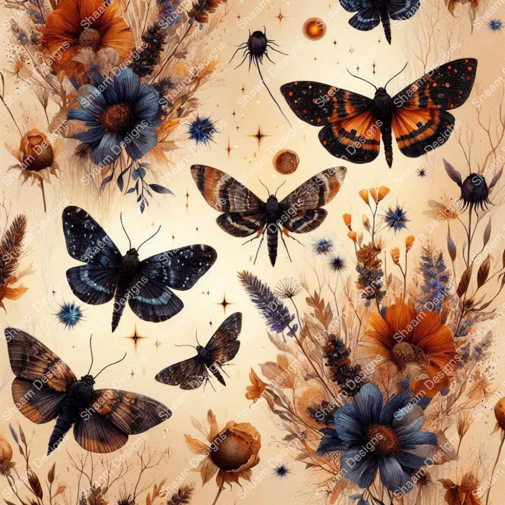 53 Timeless Moth Vinyl Wraps