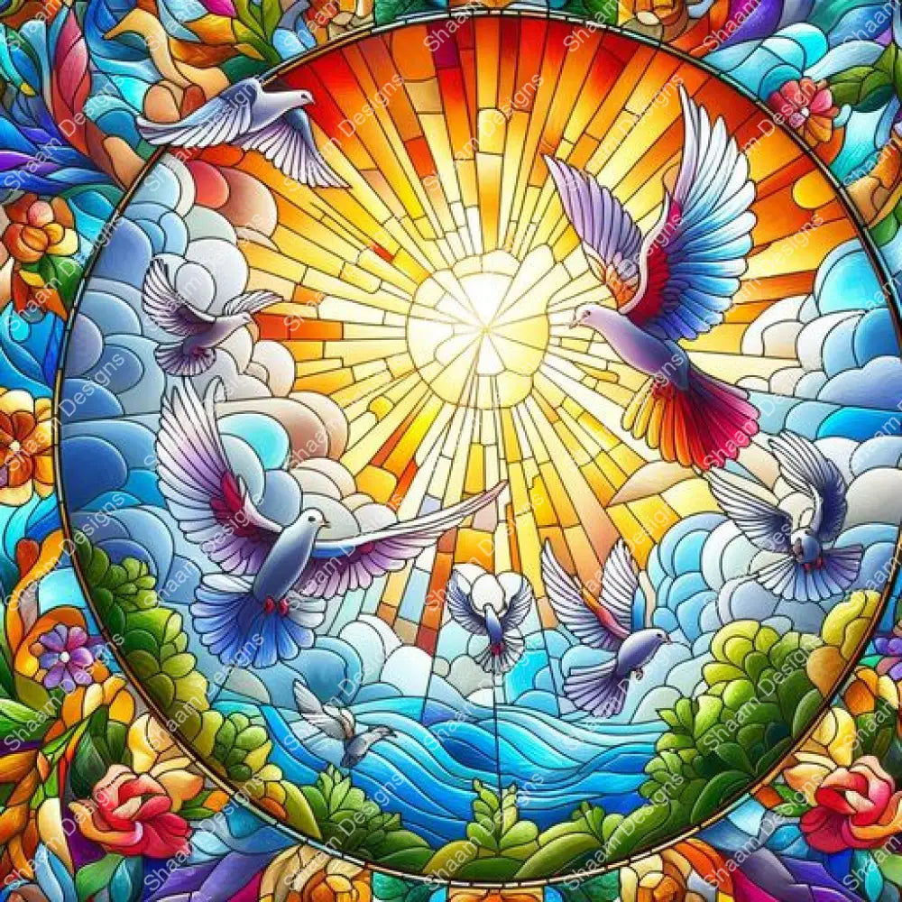 56 Stained Glass Joy And Hope Vinyl Wraps
