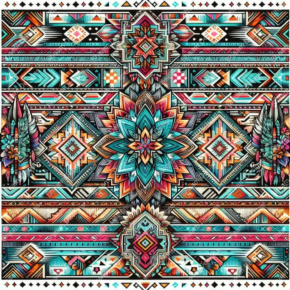 60 Aztec Blanket Vinyl Wraps