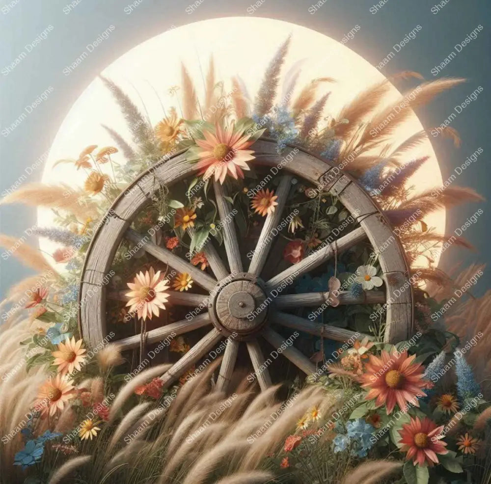 60 Go Vintage Circle Vinyl Wraps