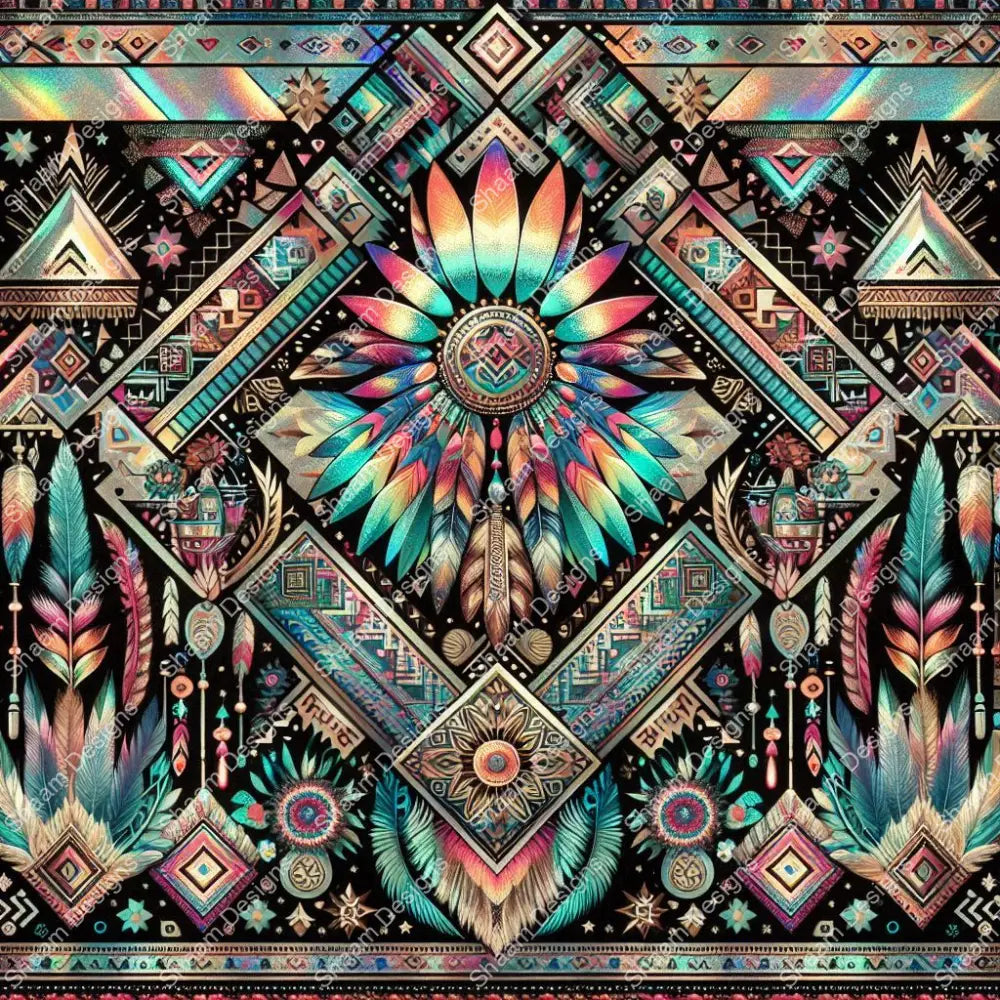 60 Tribal Feather Vinyl Wraps