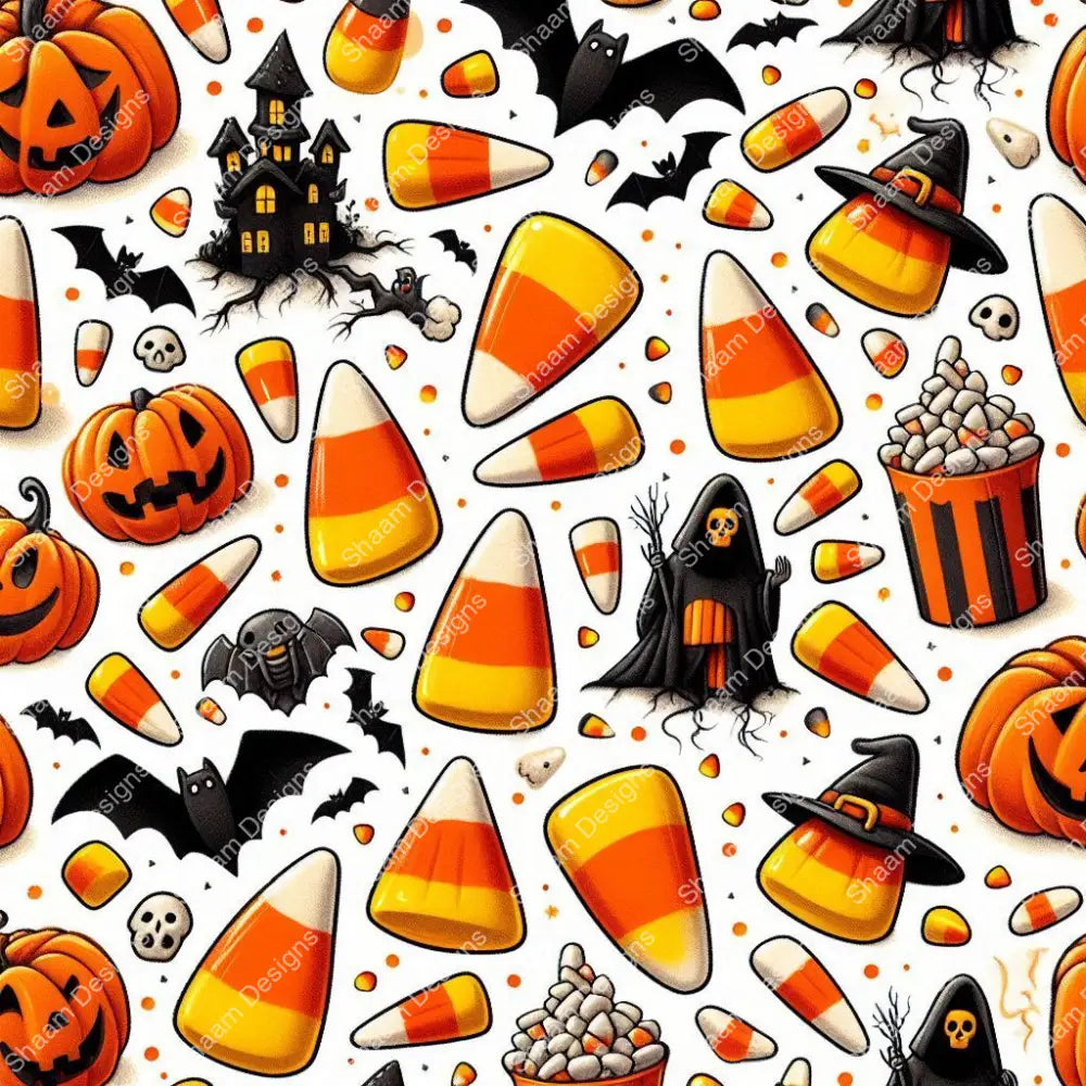 62 Candy Corn Vinyl Wraps
