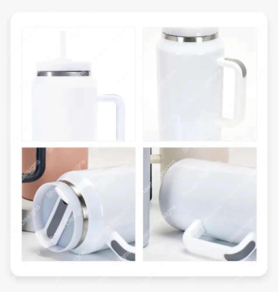 64oz Sublimation Quencher Travel Mug with Handle Tumblers