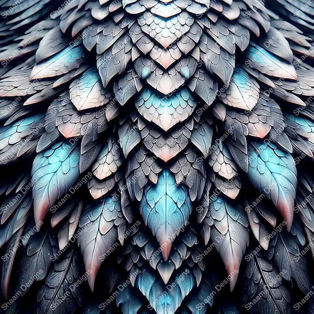 68 GO Blue Scale Vinyl Wraps