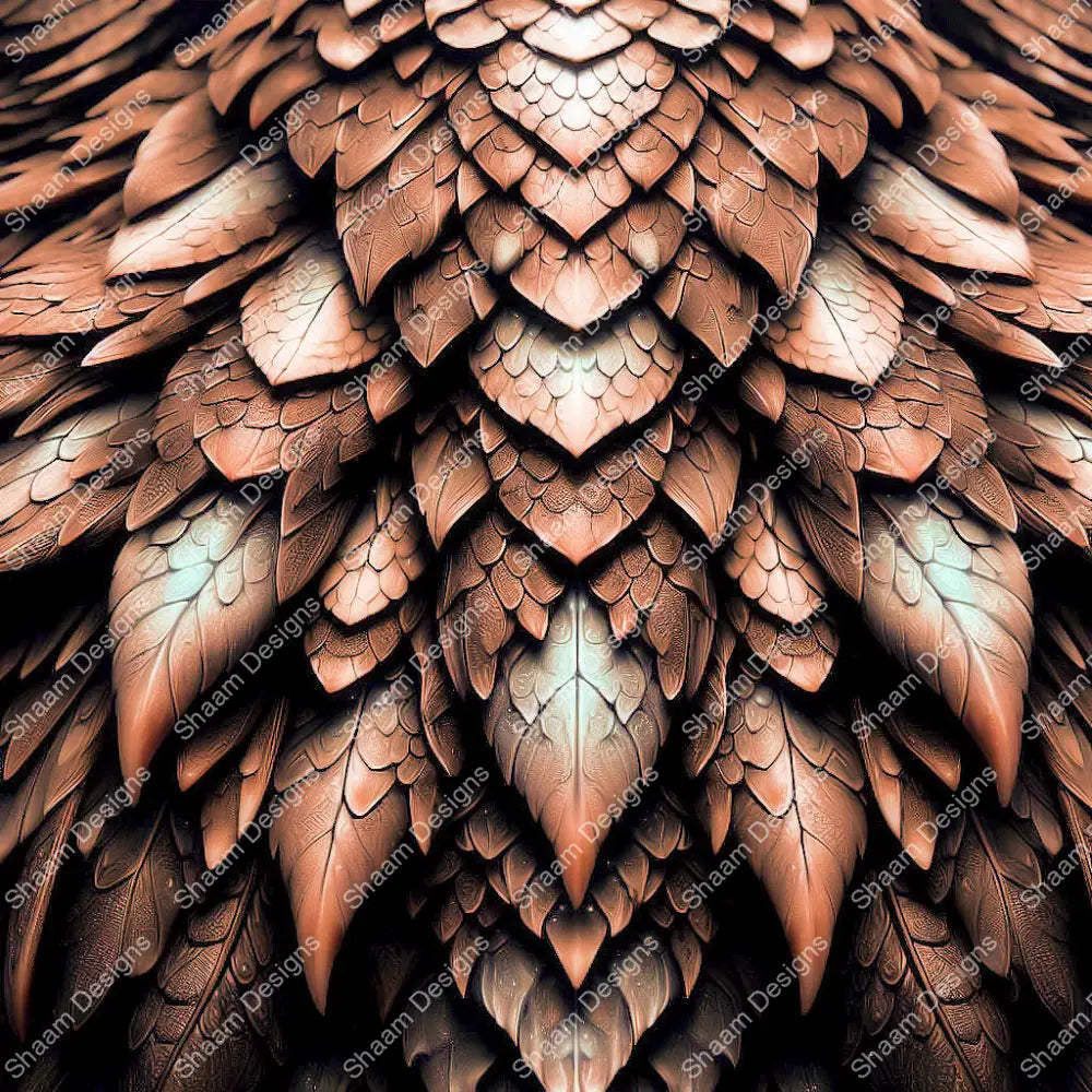 68 GO Bronze Scale Vinyl Wraps