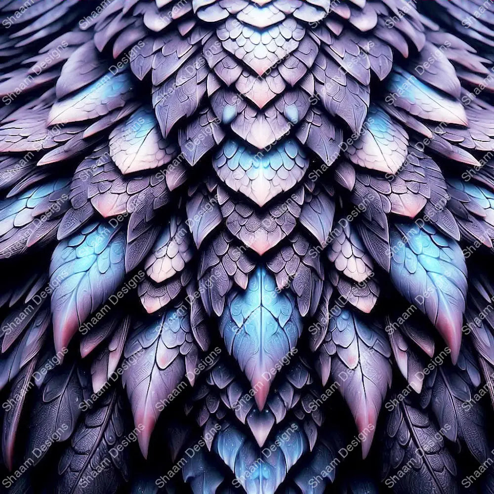 68 GO Purple Scale Vinyl Wraps