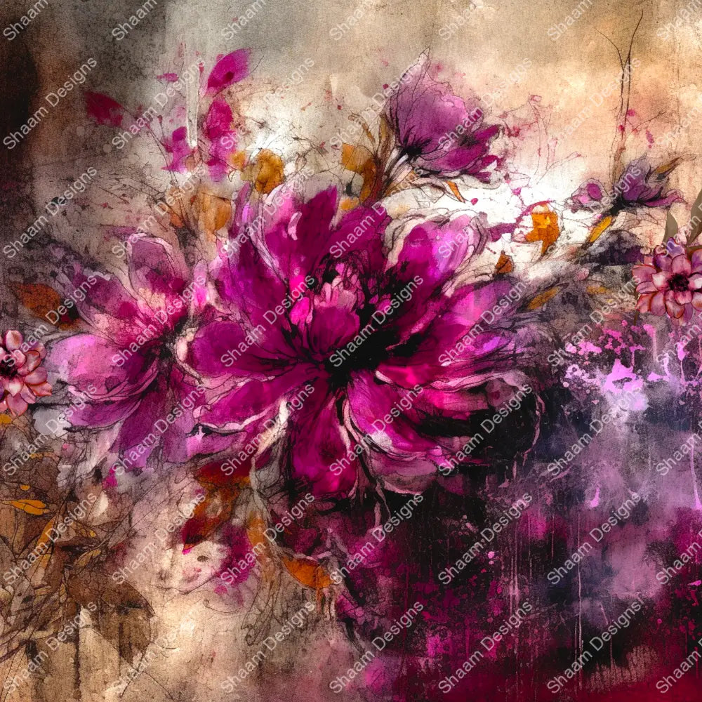 70 Floral Thunder Vinyl Wraps