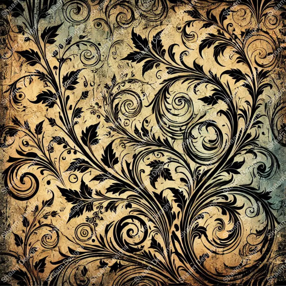 70 Grunge Leaf Vinyl Wraps