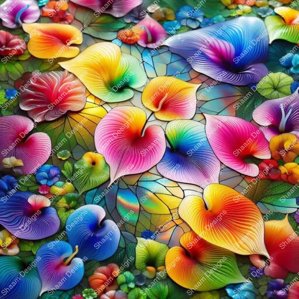 22 Lilly Pads Of Color Vinyl Wraps