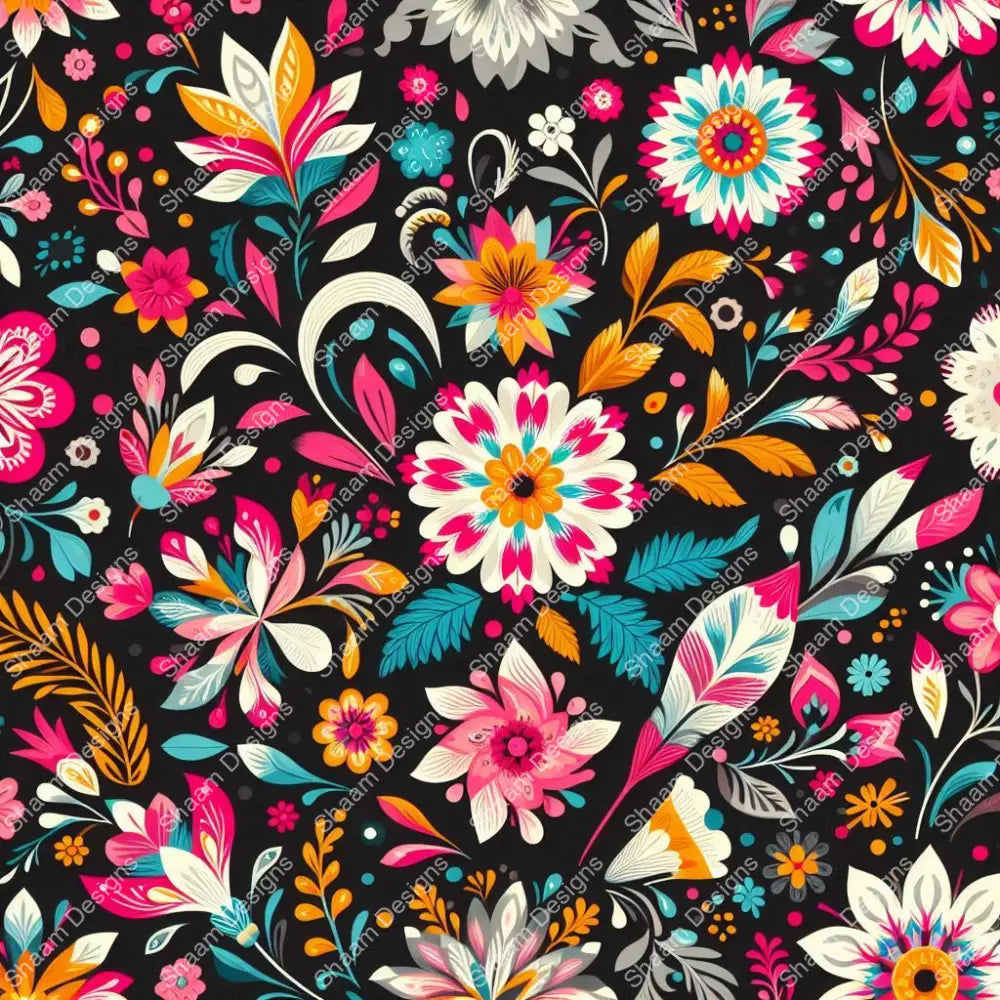 70 Whimsy Blooms Vinyl Wraps