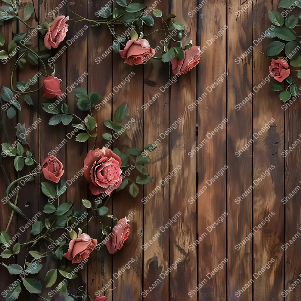 7 Wood Rose06 Vinyl Wraps