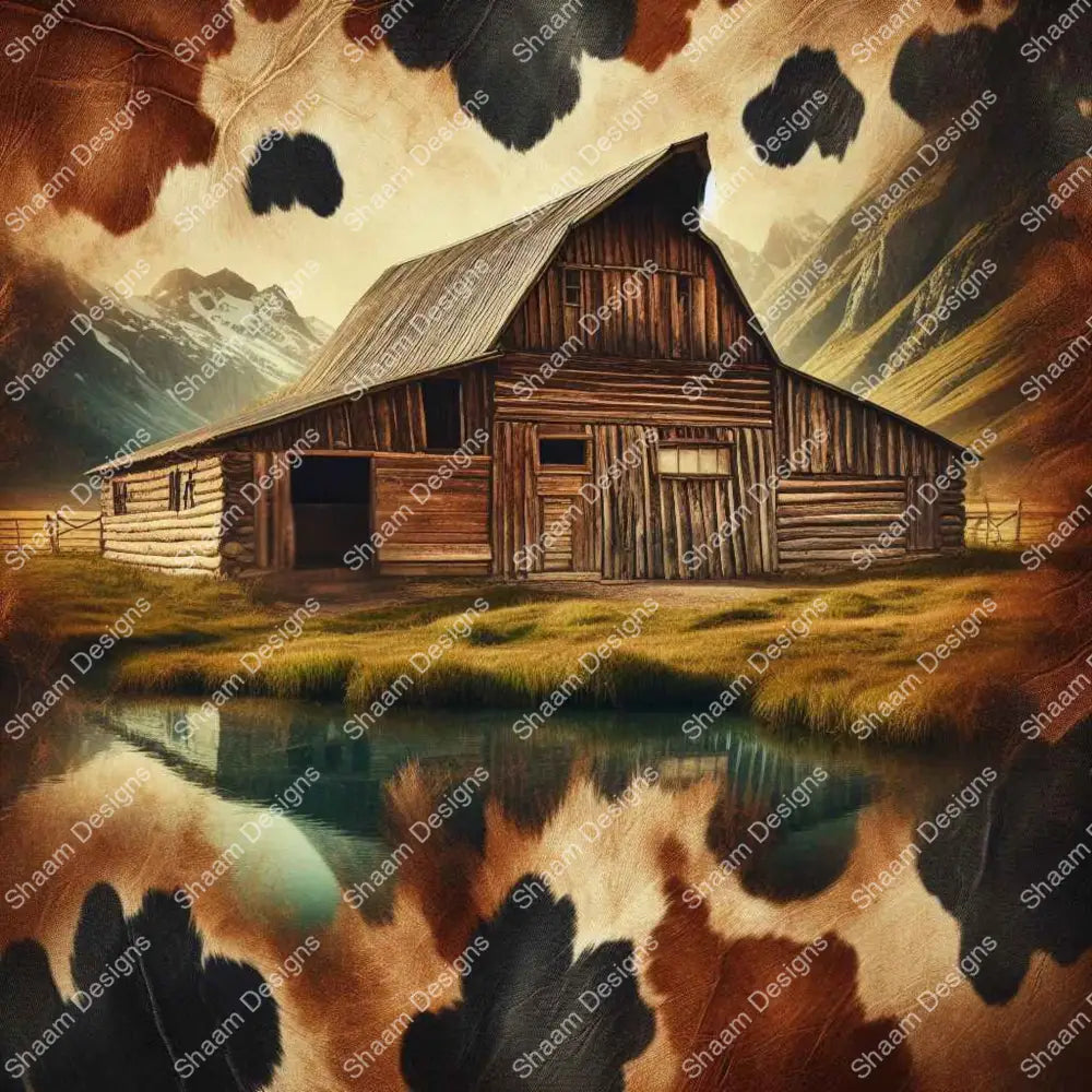 72 GO COW BARN Vinyl Wraps
