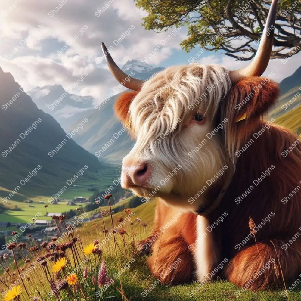 12 H Cow Mountain Top Vinyl Wraps