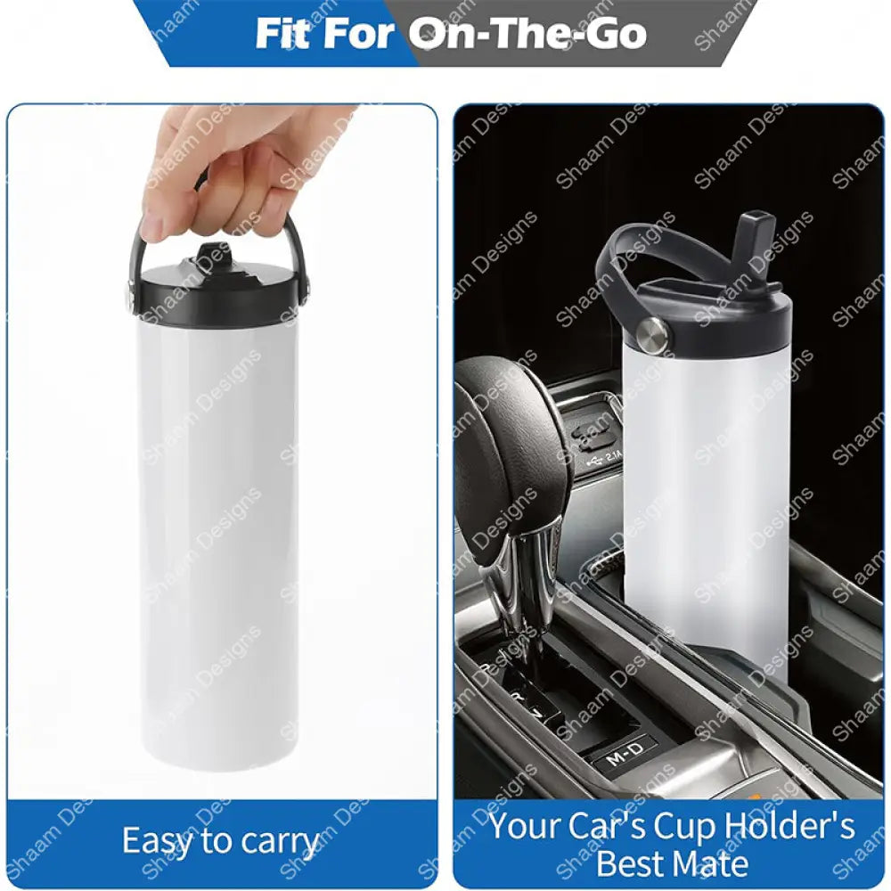 20oz Duo Sublimation Straight Stainless Steel Insulated Tumbler Tumblers