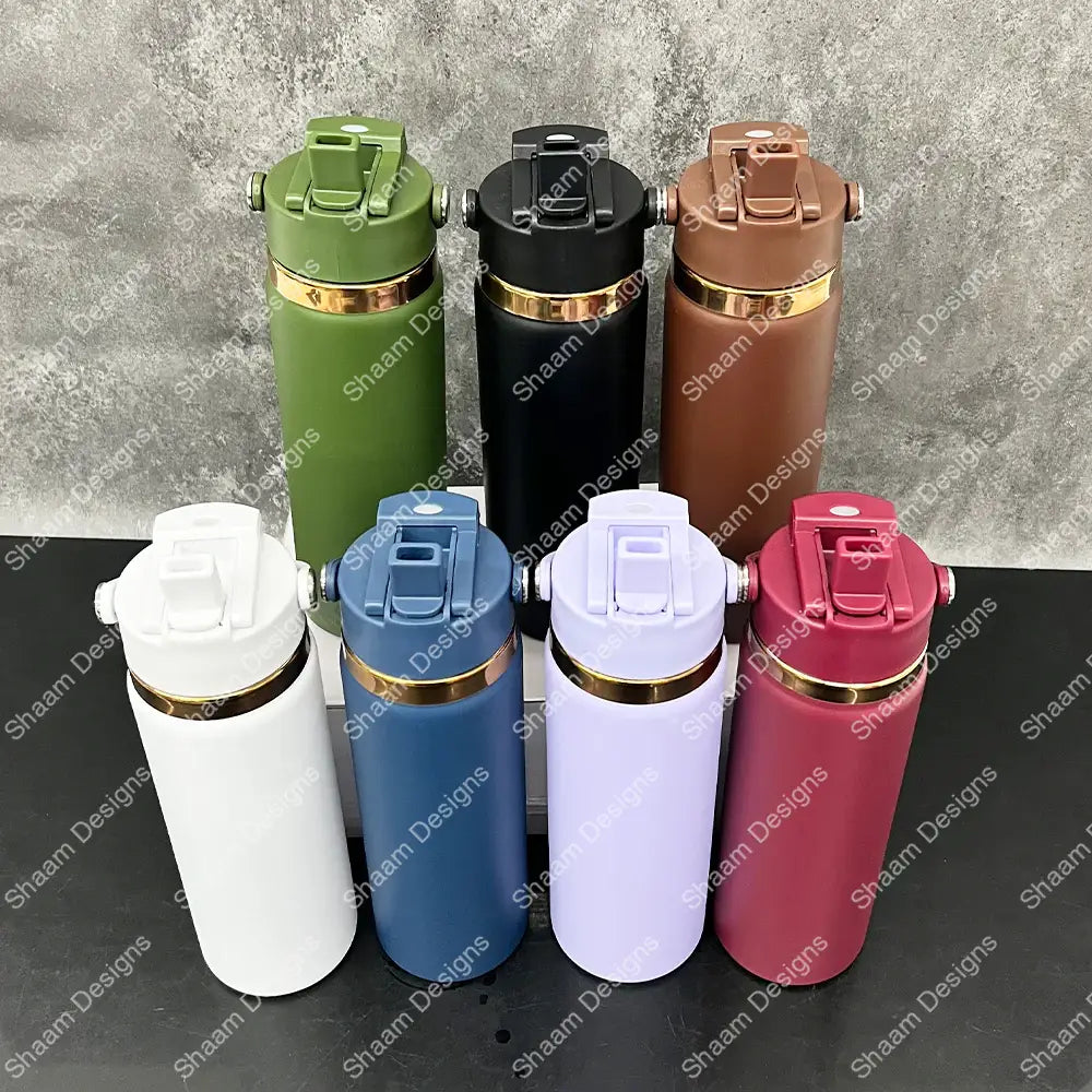 20oz Mirror Copper Sports Water Bottle Powder Coated BX15 - Tumblers