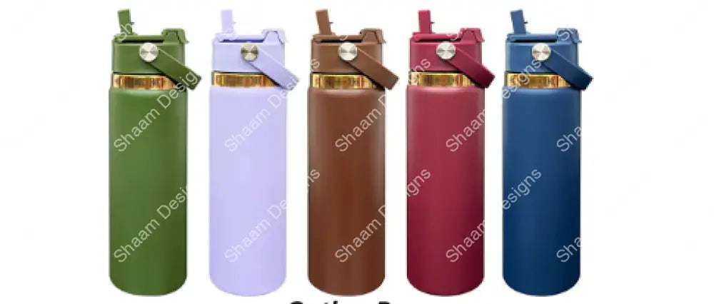20oz Mirror Copper Sports Water Bottle Powder Coated BX15 - Tumblers