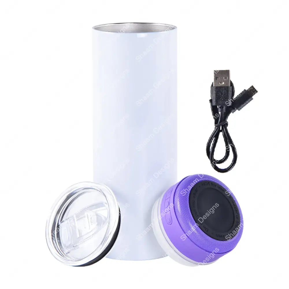 20oz SPEAKER USB BLUETOOTH Sublimation Tumbler B15