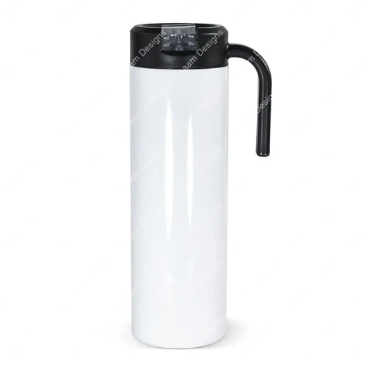 20oz Twist Handle Skinny Sublimation Tumbler - Tumblers