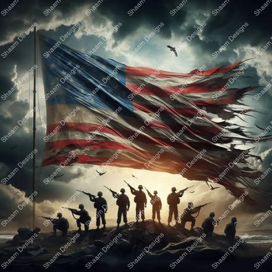 21 Rugged Flag Vinyl Wraps