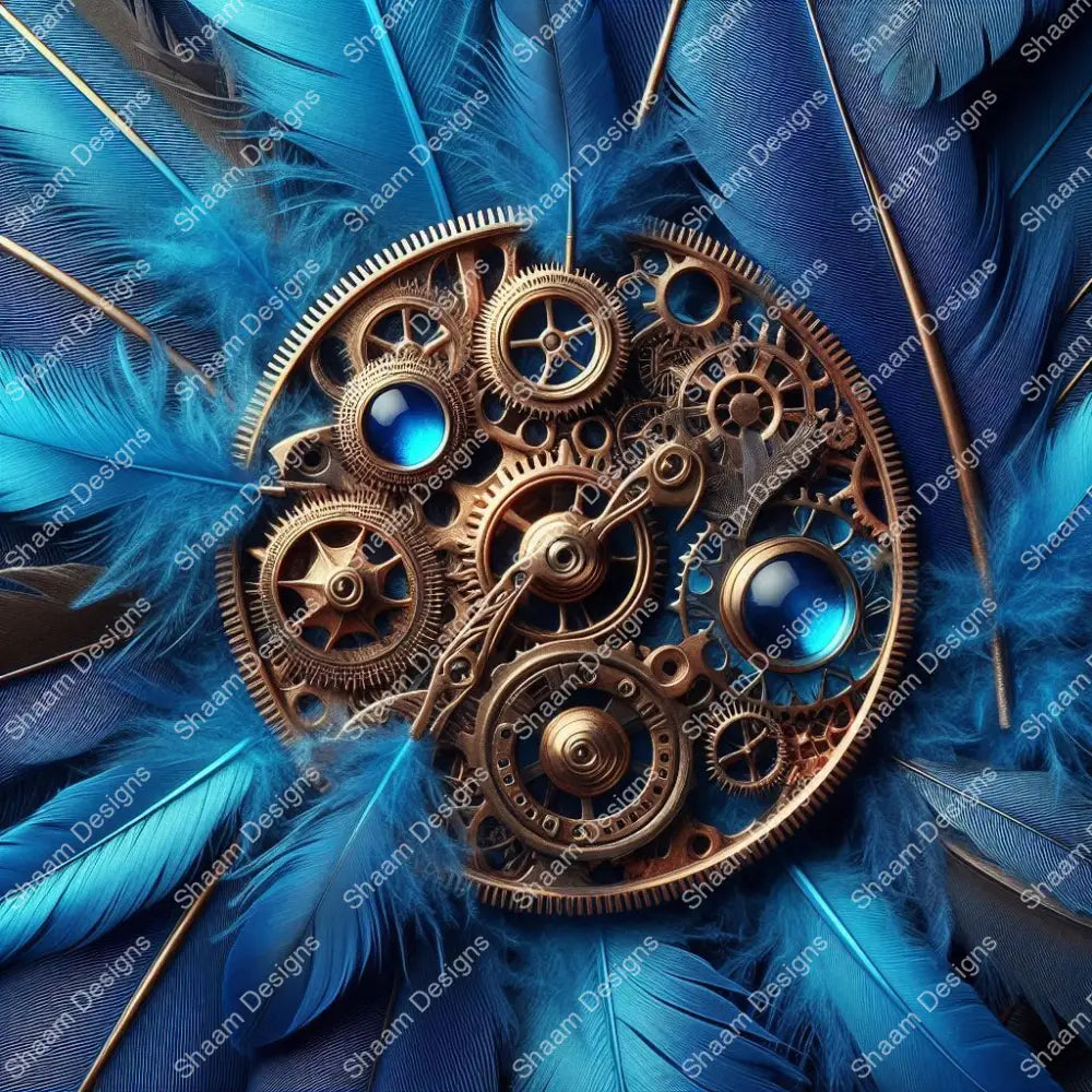 23 Feather Circle Vinyl Wraps
