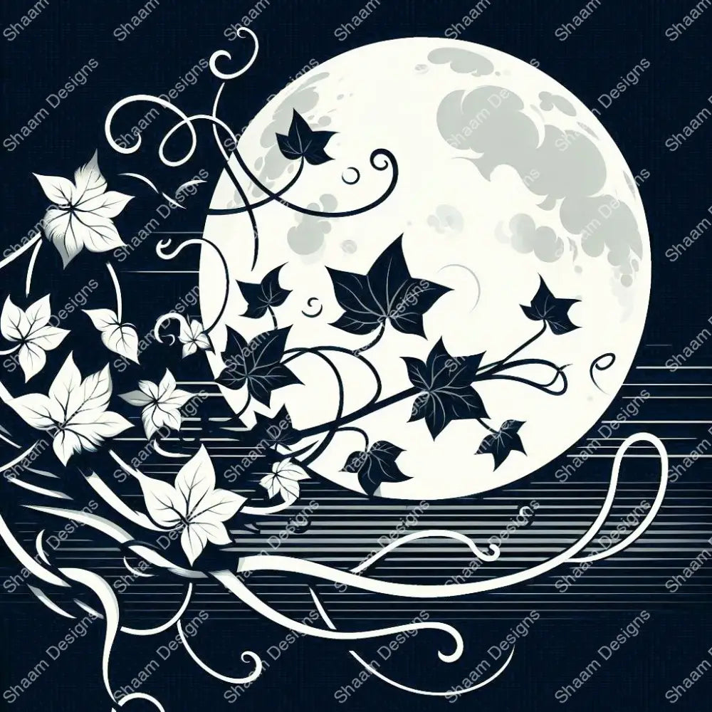 20 Moonlit Vines Vinyl Wraps