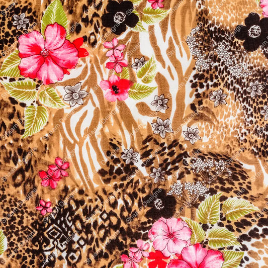 12 Floral Fur Vinyl Wraps