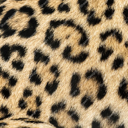 12 Tan Leopard Vinyl Wraps