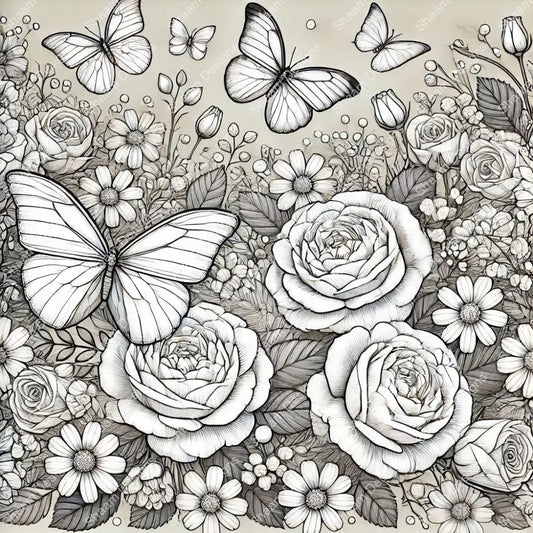 76 Midnight Bloom Vinyl Wraps