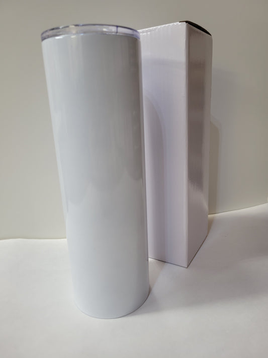 30oz Flat Bottom Sublimation Skinny Tumbler