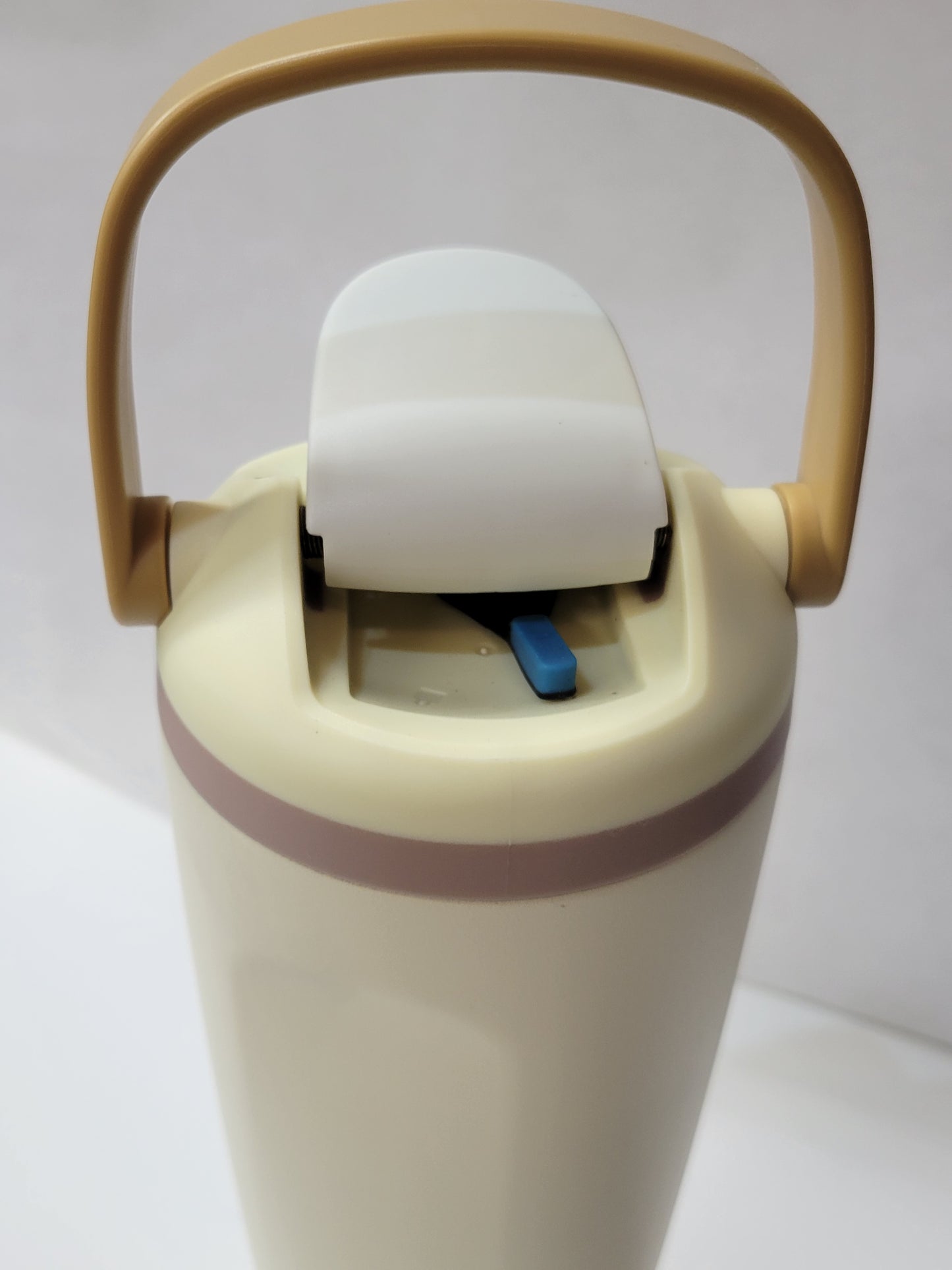 30oz Owala Sip Dupe Powder Coated Water Bottle with Handle and Lock Lid