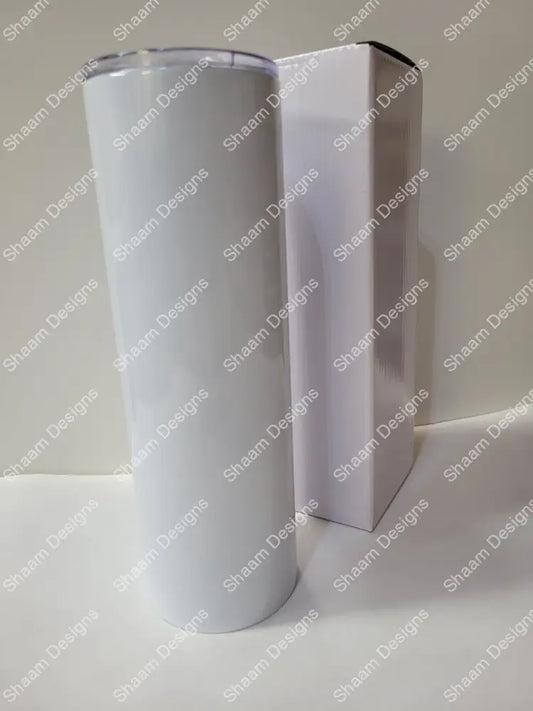 30oz Flat Bottom Sublimation Skinny Tumbler B14 - Tumblers