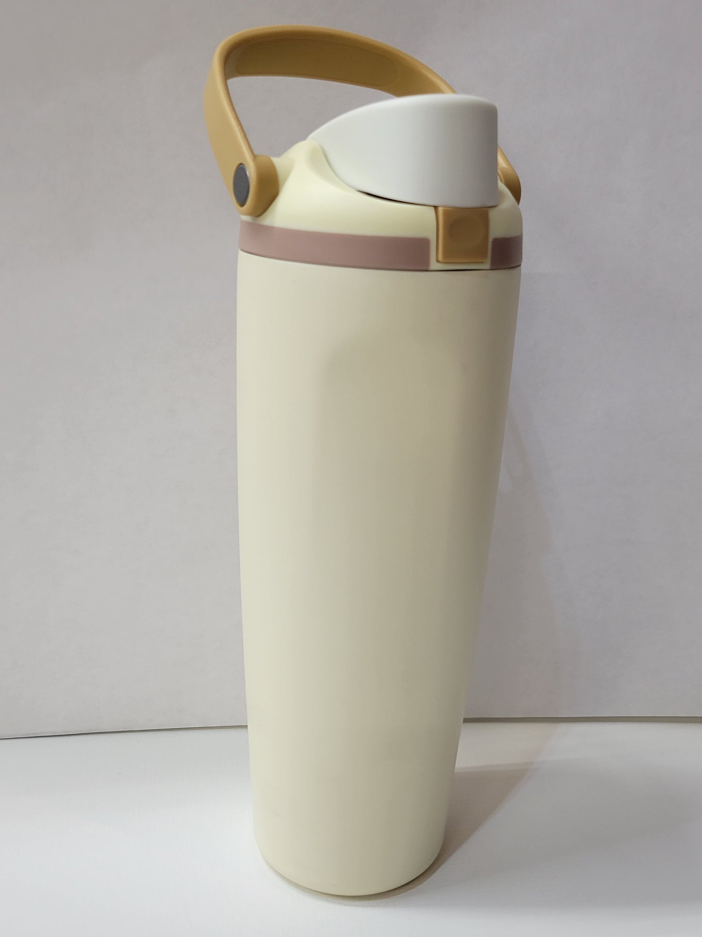 30oz Owala Sip Dupe Powder Coated Water Bottle with Handle and Lock Lid