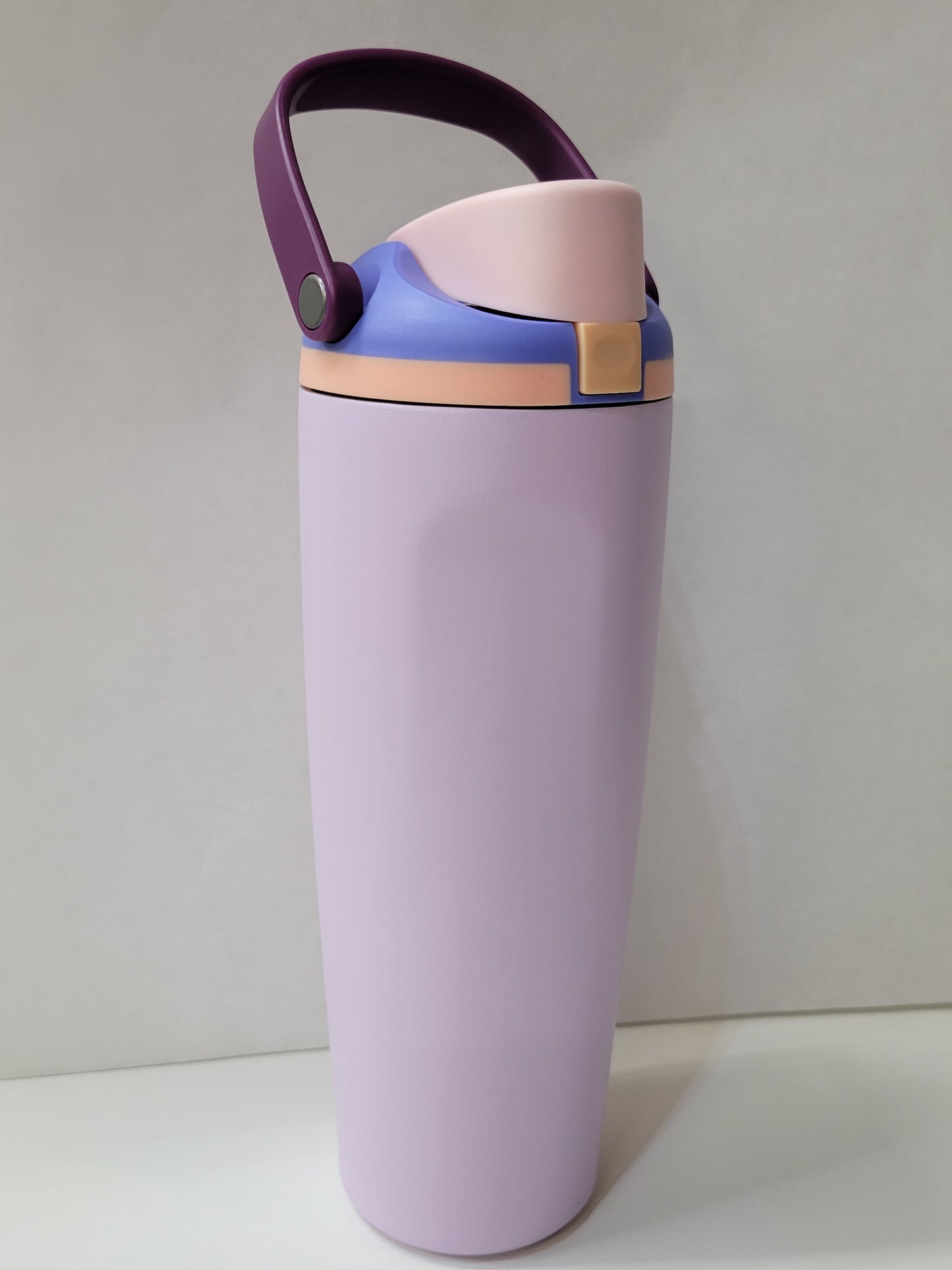 30oz Owala Sip Dupe Powder Coated Water Bottle with Handle and Lock Lid