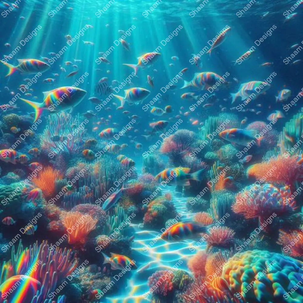 32 Ocean Floor Vinyl Wraps