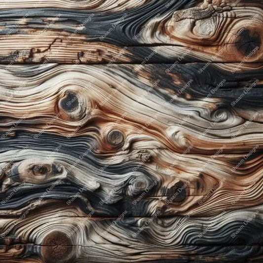 36 Ghost Wood Vinyl Wraps