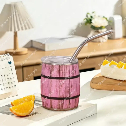 3oz Mini Barrel Shot Tumbler B46 - Pink
