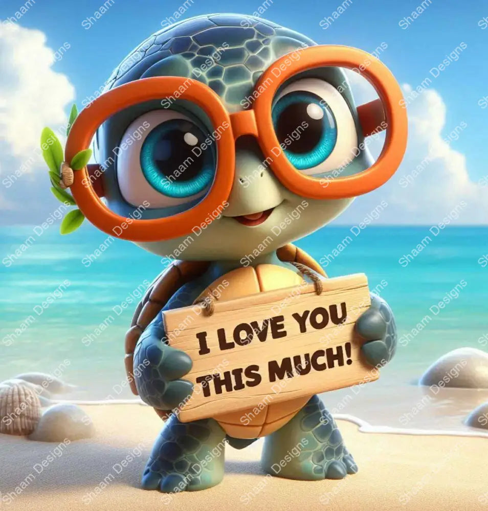 40 Go Turtle Love Vinyl Wraps