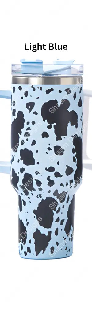 40oz Colored Wild Tumbler with Handle Insulated Stainless Steel Vacuum Travel Mug Tumblers