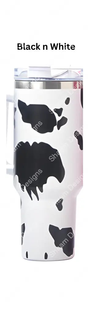 40oz Colored Wild Tumbler with Handle Insulated Stainless Steel Vacuum Travel Mug Tumblers