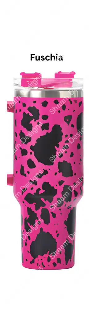 40oz Colored Wild Tumbler with Handle Insulated Stainless Steel Vacuum Travel Mug Tumblers