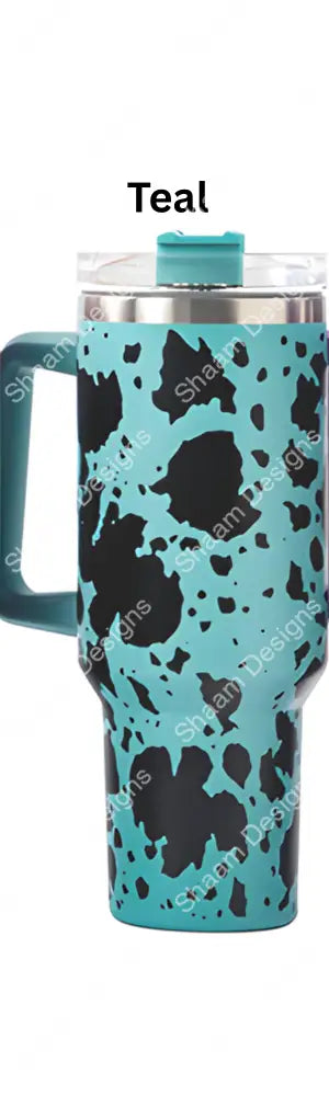 40oz Colored Wild Tumbler with Handle Insulated Stainless Steel Vacuum Travel Mug Tumblers