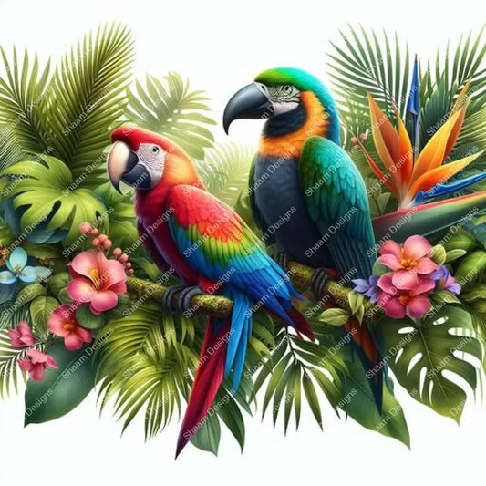 47 Tropical Birds Vinyl Wraps