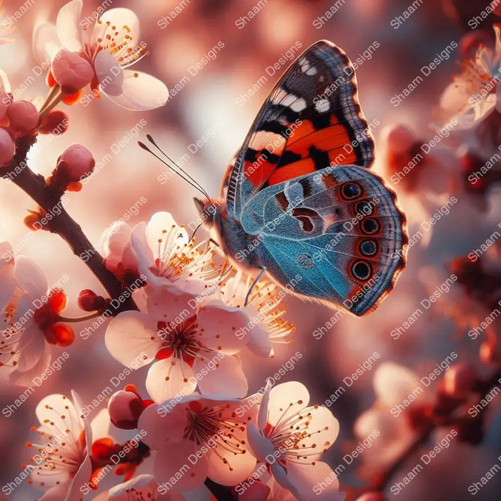 76 Butterfly Cherry Vinyl Wraps