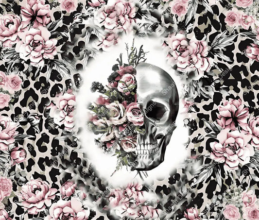52 Floral Skull Vinyl Wraps