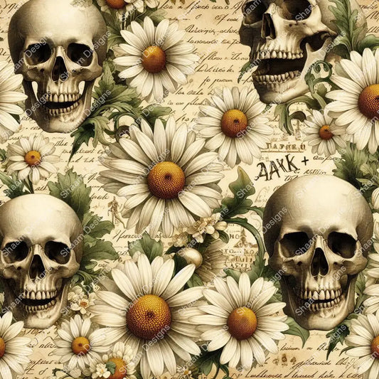 52 Skull Field Vinyl Wraps