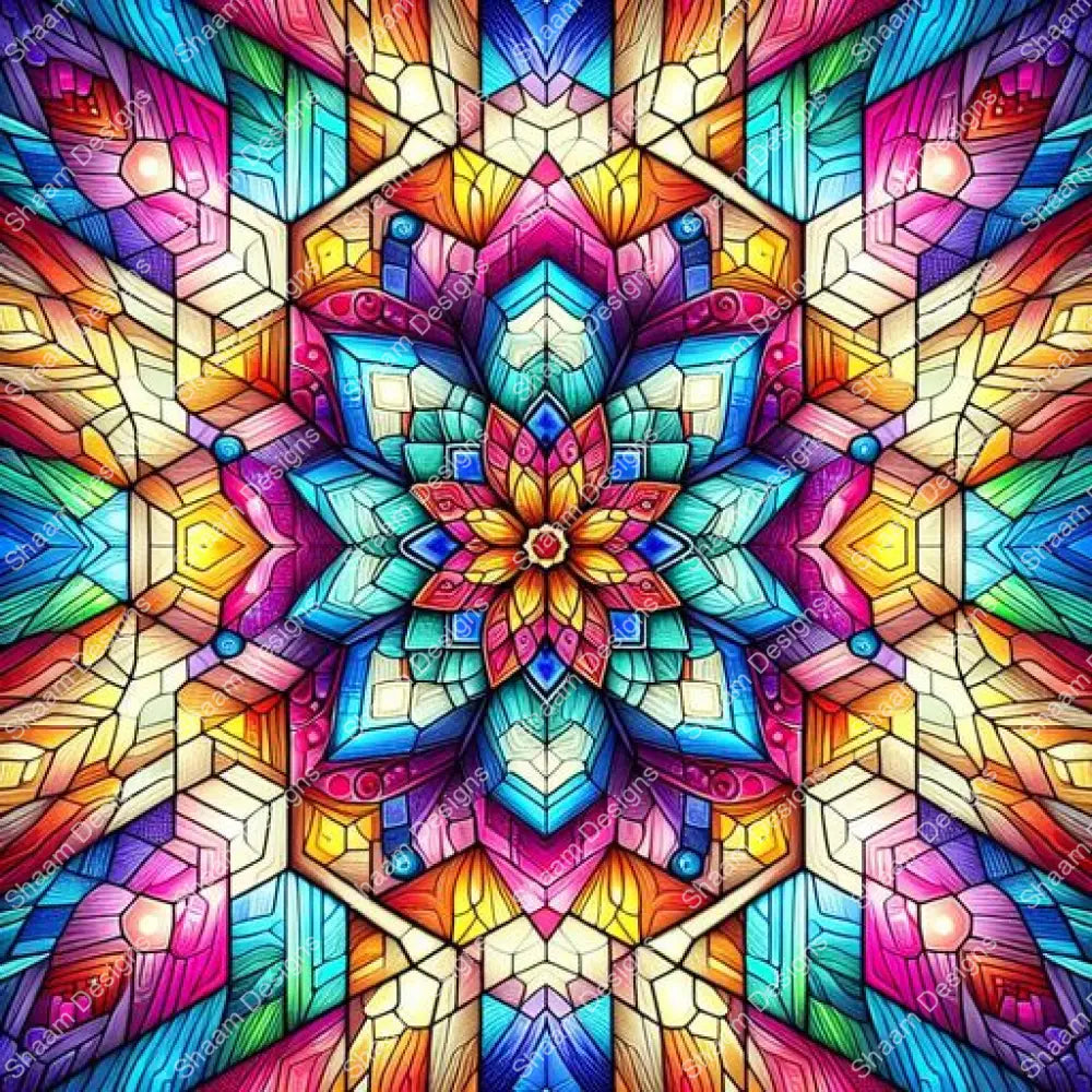 46 Stain Glass Quilt Vinyl Wraps